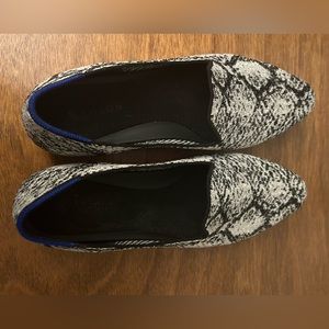 Rothy’s python almond loafers size 10